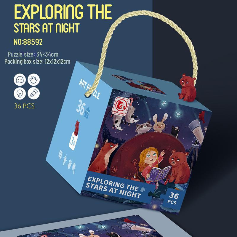 New Halloween and Christmas Children's Puzzle Educational Toys - Perfect for Baby Gifts, Birthday Presents, and Kindergarten Souvenirs.