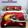 3Pcs Megaman Armor Bedding Set Soft Fabric Duvet Cover Pillowcases Home Christmas Xmas Halloween Gift 1 Duvet Cover 2 Pillowcase N1249