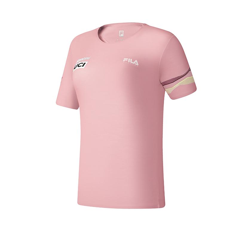 New FILA CYCLING T Shirt Women's Peony Pink A11W518102F-LP