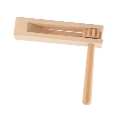 Drewniana Grzechotka Hałas Orff Ręczny Hałas Grzechotka Instrument Zabawka na Wydarzenia Sportowe Gry