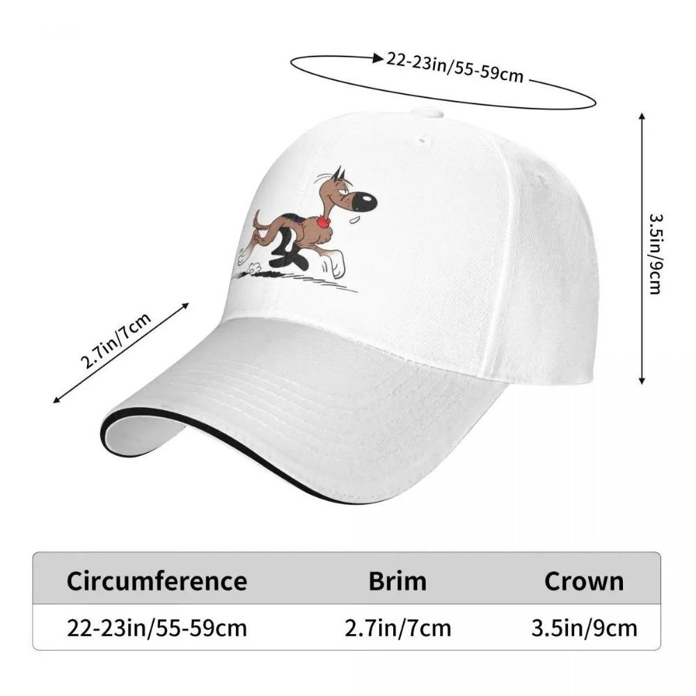 Lucky Luke Rantanplan Baseball Cap Fashion Cartoon Daltons Anime Sandwich Hat Unisex Breathable Headwear Fishing