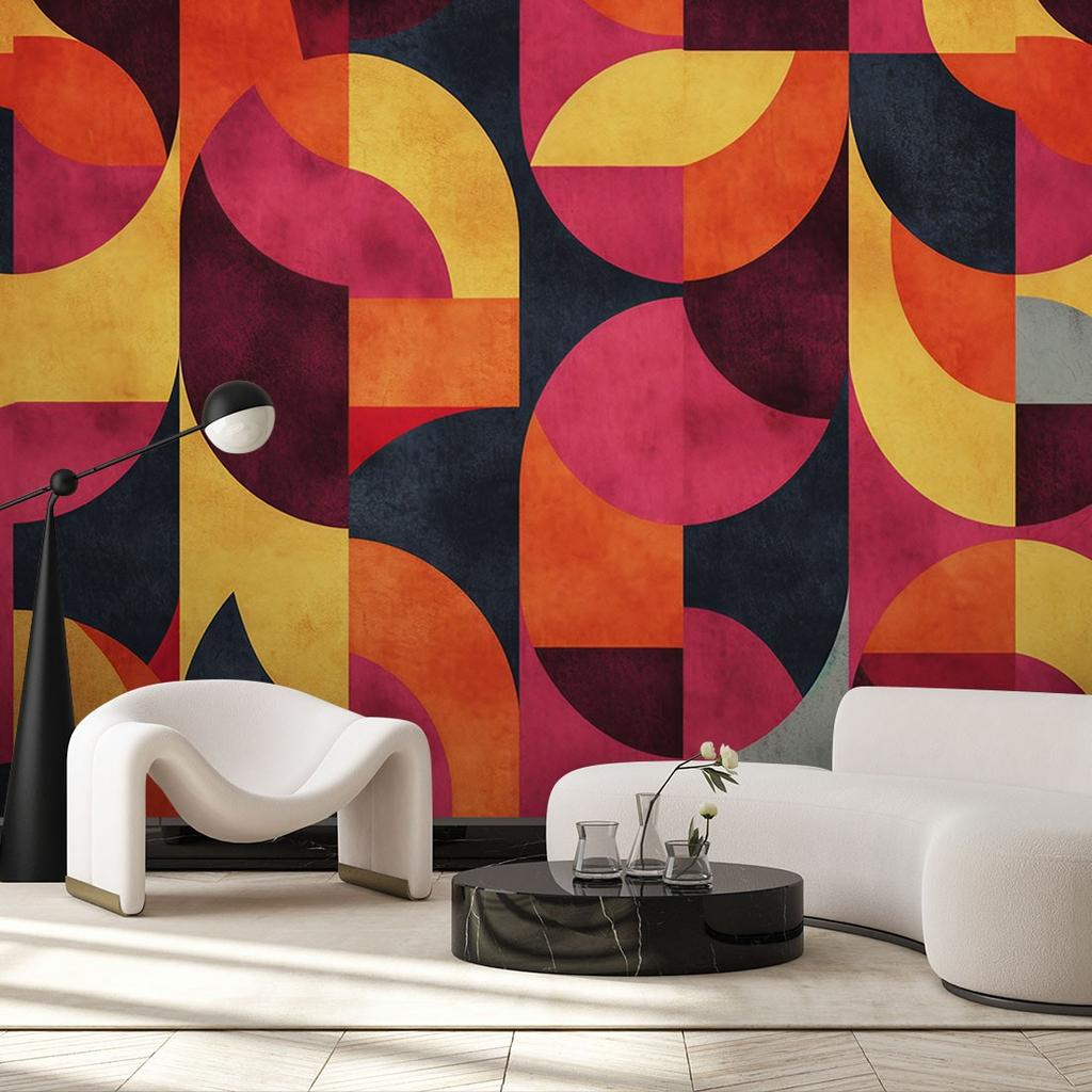 Wallpaper Geometric mosaic