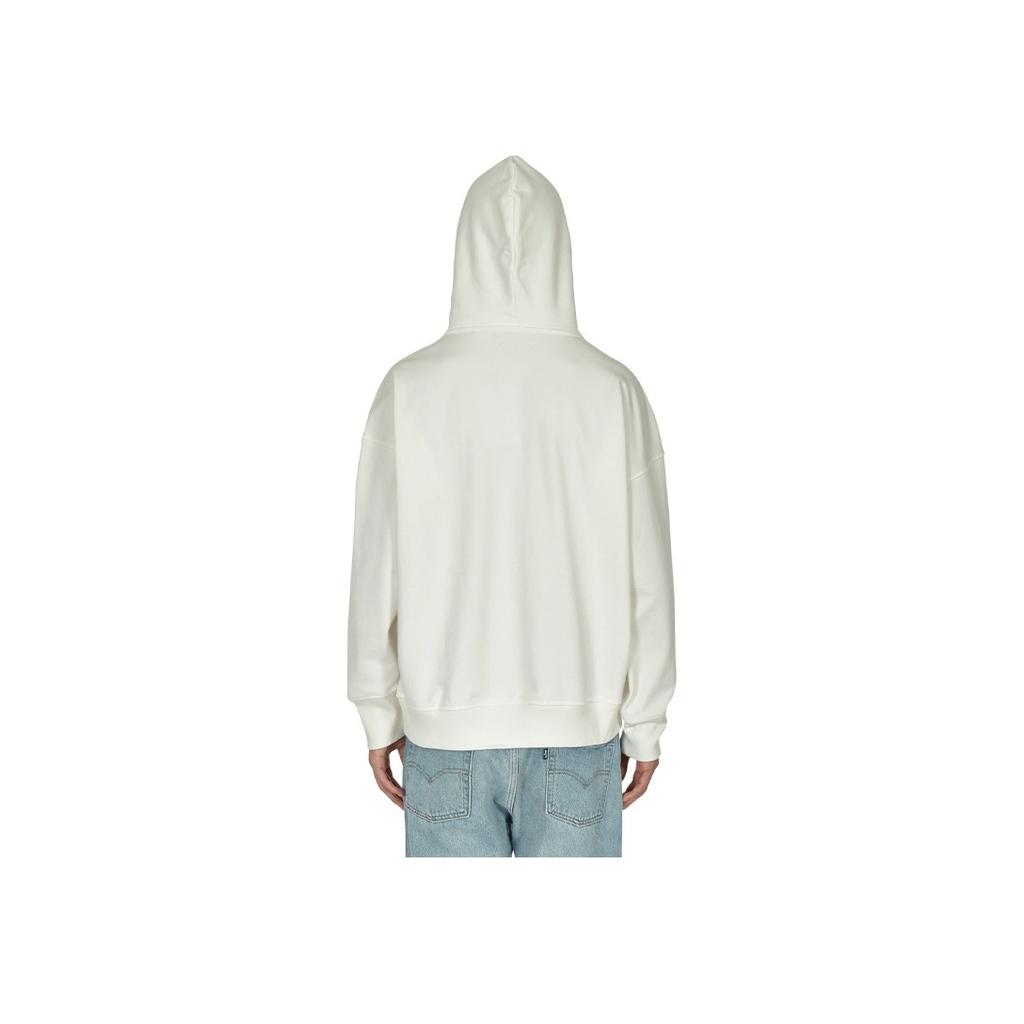 Levis SS22 Simple Solid Color Long Sleeve Hoodie Men Hoodies White A2198-0000