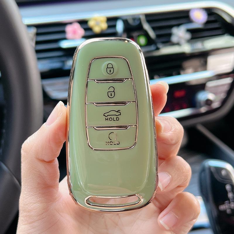 Protective Key Case for FAW Hongqi H5/H9/E-HS9/EQM5 Models - Unisex