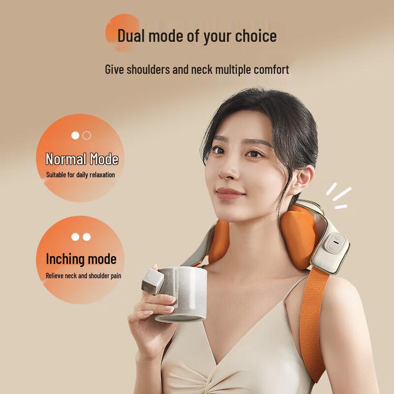 Aux Shiatsu Neck & Shoulder Massage Pillow Shawl CN Plug (adapter Included)
