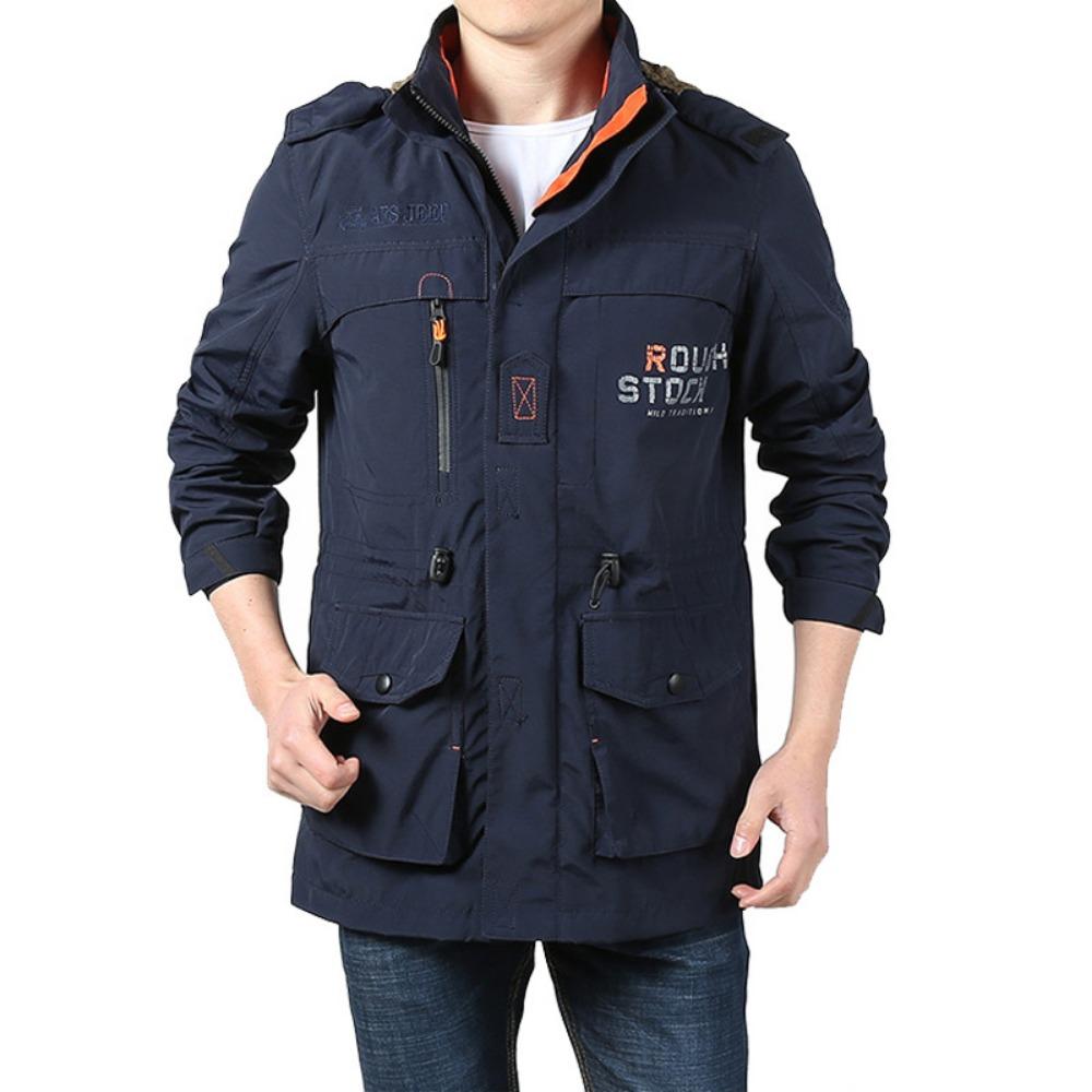 Autumn and Winter Jacket Men's Autumn Clothing Outdoor Men's Single-layer Thin Waterproof and Windproof Jacket 086