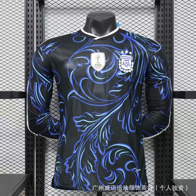 2025-2026 Player Version Long Sleeve Soccer Jersey Mexico Chelsea Portugal England Germany Inter Milan Barcelona