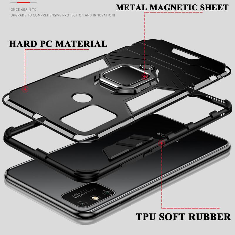 Husă Armură Pentru Huawei P20 P30 P40 Pro Mate 20 Honor 10 10i 20i 8A 8X 8S 9A 9S 9C 9X 10X Lite E Husă Telefon Spate Coque Rezistentă la Șocuri