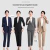 Women's Navy Blue Formal Suit Set