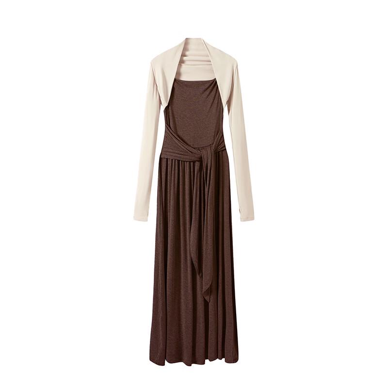 Elegant Tencel Blend Two-Piece Dress Set