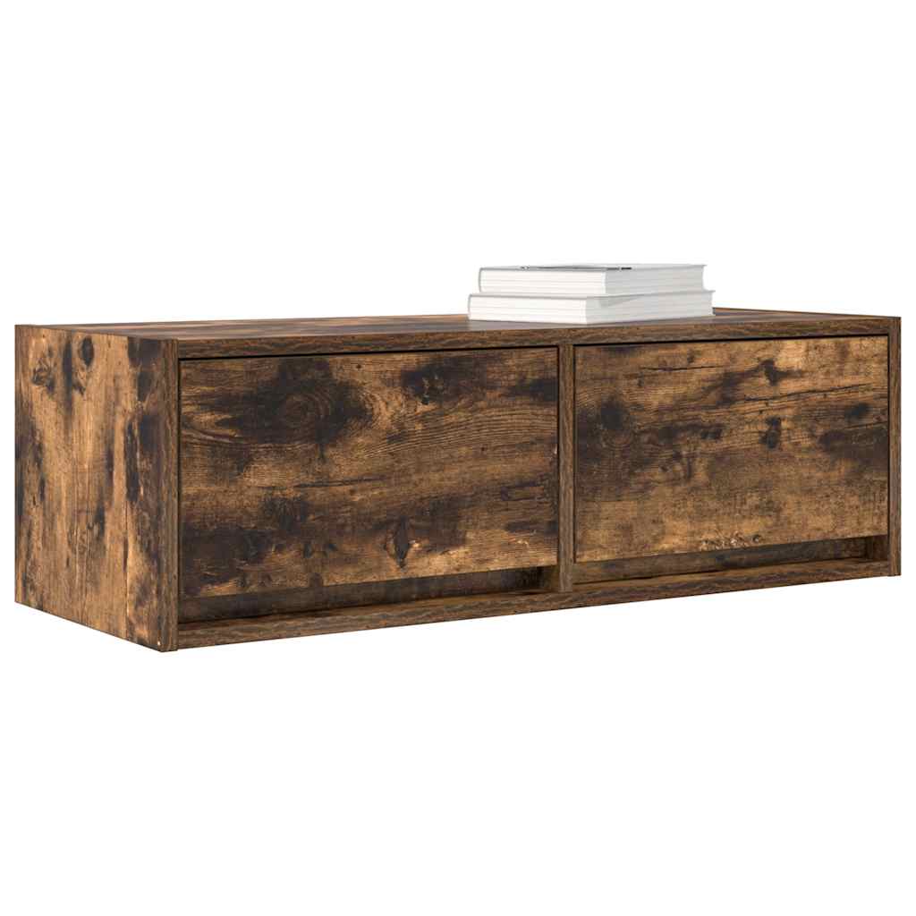 TV Cabinets 2 pcs Smoked Oak 80 x 31 x 25.5 cm Particleboard