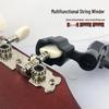 Three-in-One Guitar Stringing Tool: String Cutter, Winder, and Changer