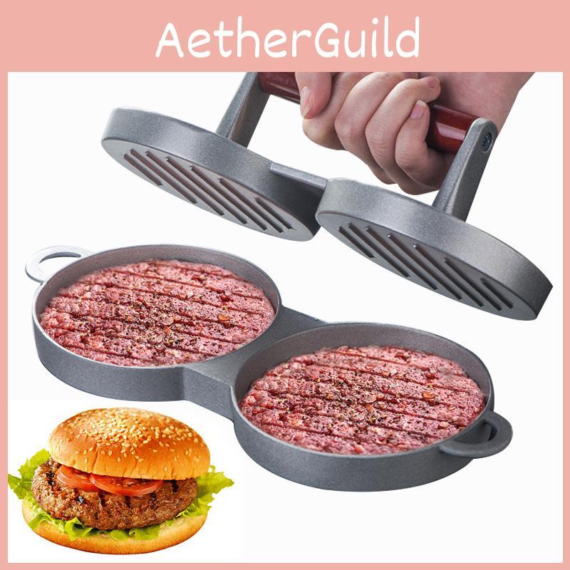 Premium Aluminum Burger Press For Perfectly Shaped Meat Patties With Durable Design