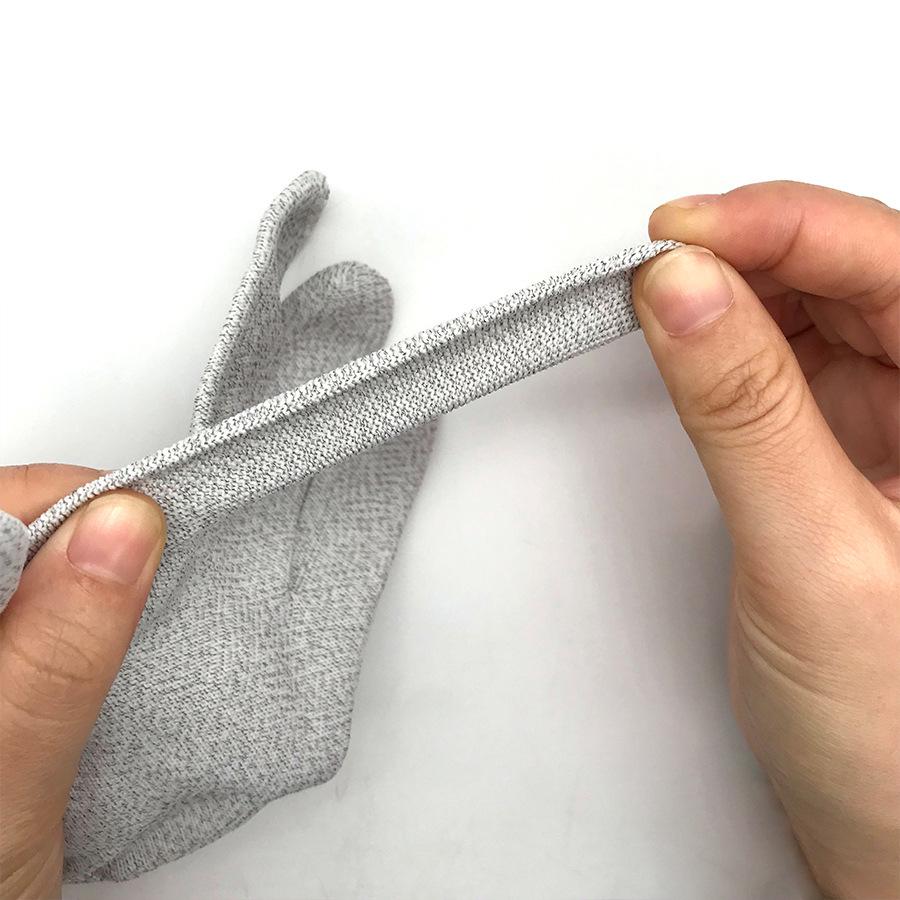 Silver Fiber Microcurrent Massage Gloves for Beauty & Physiotherapy