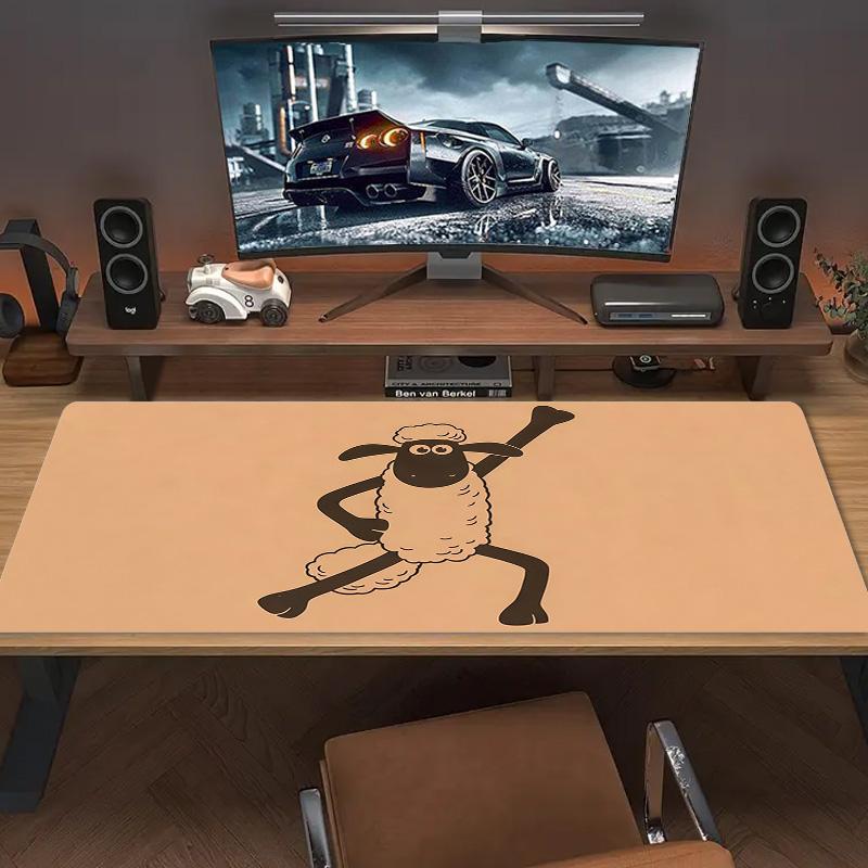 Shaun the Sheep2 Print  Cushion Non-slip Laptop Tablet Big Mousepad XXL Mat Mini PC Playmat With Lock edge