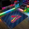 Sydney Roosters Design Kristall Samt Teppich Gemütlich Kein?Rutschfester Teppich mit Aufdruck für Schlafzimmer Wohnzimmer Eingang