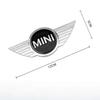 12cm*5cm Rear Front Hood Emblem Badge Decoration for Mini Cooper R55 R56 R50 R60 R61 Replacement Logo Auto Styling Accessories Dymfu11