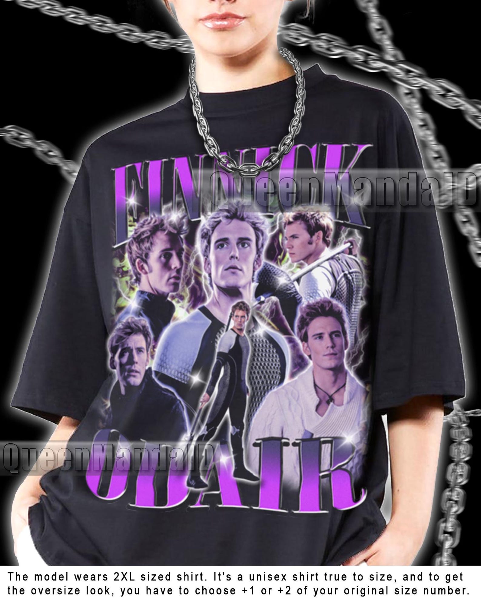 Finnick Odair Vintage 90s Style T-Shirt, Retro Fan Gift R048 S