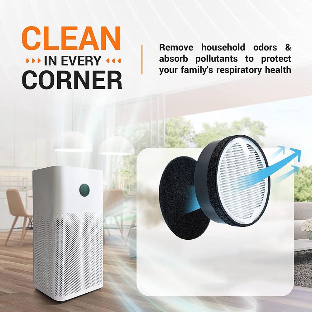 Replacement Filter for Levoit Air Purifier LV-H132,LV-H132-RF True HEPA and Activated Carbon Pre Filters Accessories