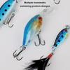 8pcs Mixed Minnow Fishing Lures Wobbler Bionic Crankbait Fishing Bait for Trout Bass Carp Fishing Accessories