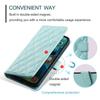 Checkered Leather Wallet Case For Samsung Galaxy S24 S23 S22 S21 S20 FE S10 Note 20 Ultra 10 Plus 9 8 Lanyard Flip Phone Cover