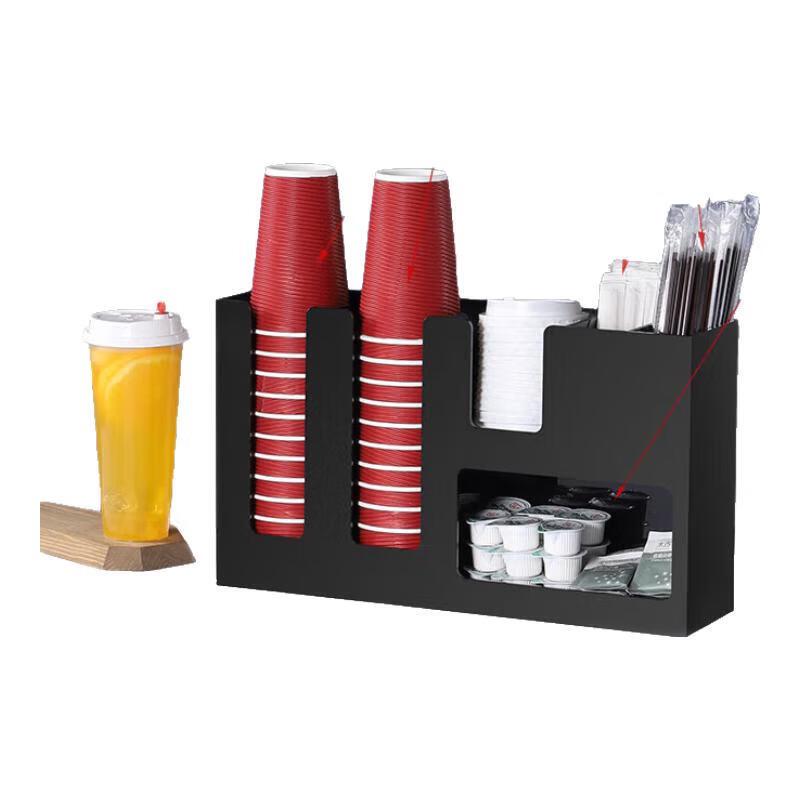 Green Umbrella 3-Tier 9-Compartment Disposable Cup Dispenser