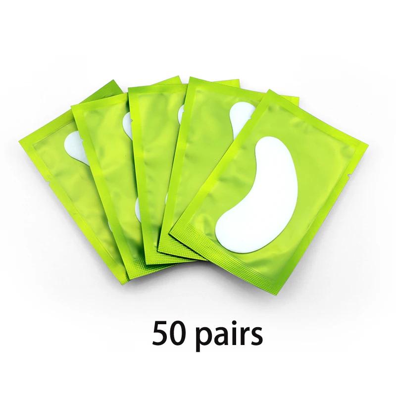 OWOSC 50/100PCS Wholesale Hydrogel Gel Eye Patches for Eyelash Extension Eyepads Eyelash Patch Lash Extension Mask Eyepad Makeup