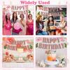 Western Birthday Party Decorations, Cowboy Party Decorations Happy Birthday Banner Glitter Western Party Decors Hanging Banner Cowgirl Birthday Party