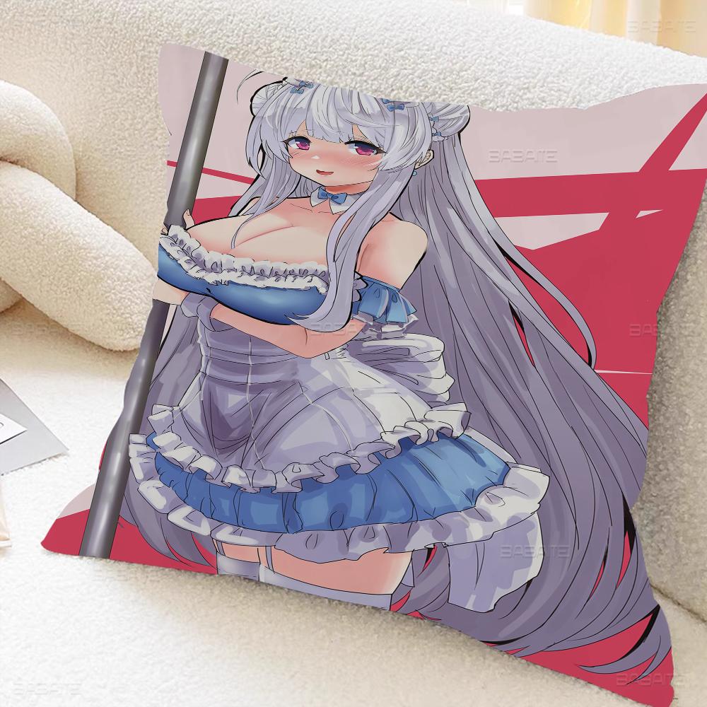 Anime Azur Lane Girl Pillow Anime Pillow Sofa Bed Head Pillow Cover Cushion Cover 45x45 Cm Fashion