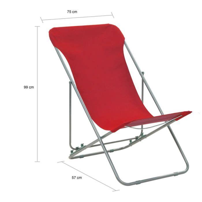 Beach Chair - vidaXL - Foldable - Steel - Oxford Fabric - 2 Pcs