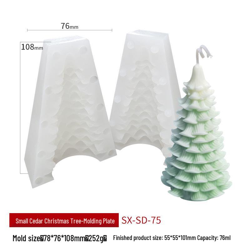 Wenxin Christmas Tree Scented Candle & Soap Silicone Mold
