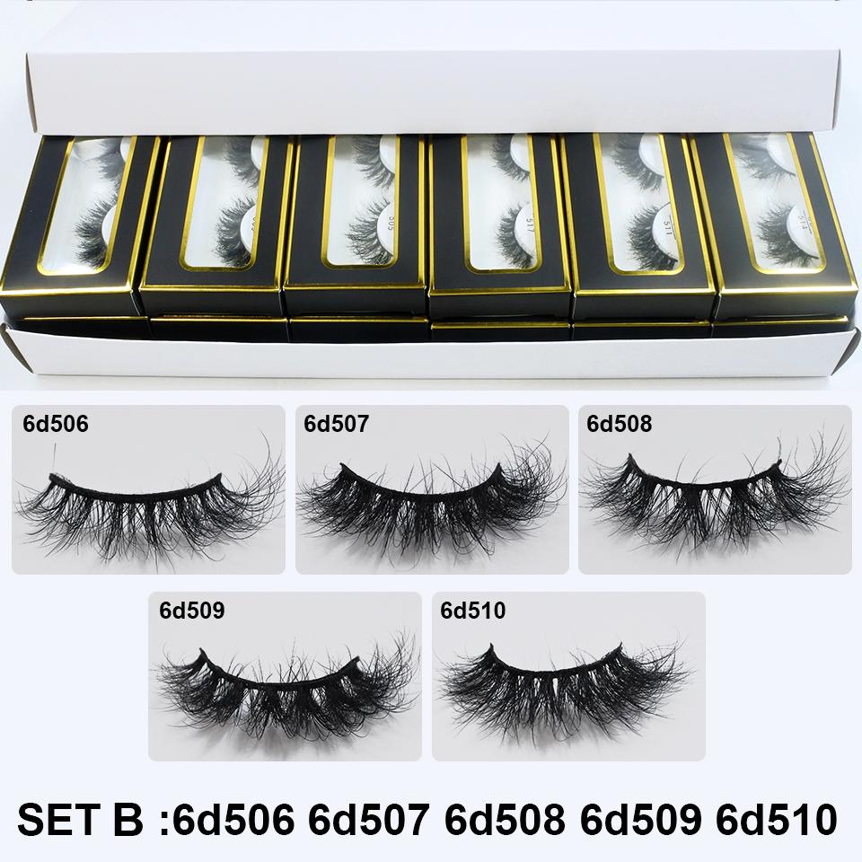 Lashes Bulk Wholesale 5/10/30/50 Pairs Mink Lashes 10mm-18mm Fluffy Volume Natural Eyelashes Makeup