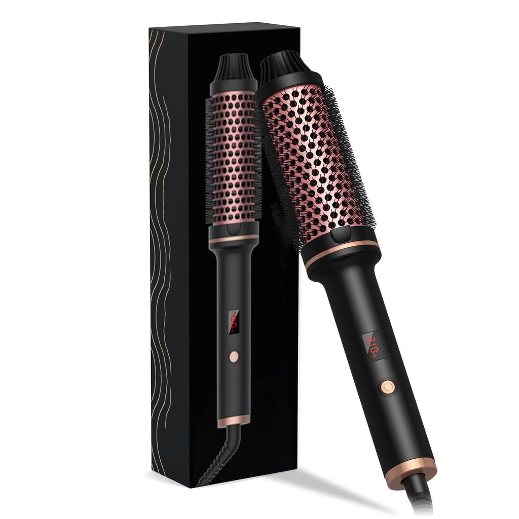 Hair Dryer Comb 2 In 1 Curling Iron Straight Hair Negative Ion Hair Dryer High Power Hot Air Comb