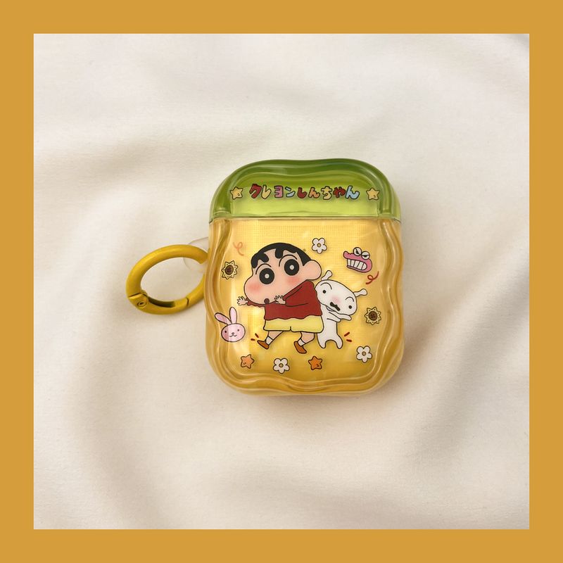 

Подходит для чехла для наушников Apple Pro второго поколения, беспроводных Bluetooth-наушников третьего поколения Aipods2, Airpodpro четвертого поколения, 5 коробок Airpods 3 [Cartoon Xiaoxin Xiaobai] send Hook