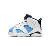 Air Jordan 6 Retro Toddler 'UNC Home' (Unisex) University Blue / White / College Navy / Black Toddler Shoes DV3606 410