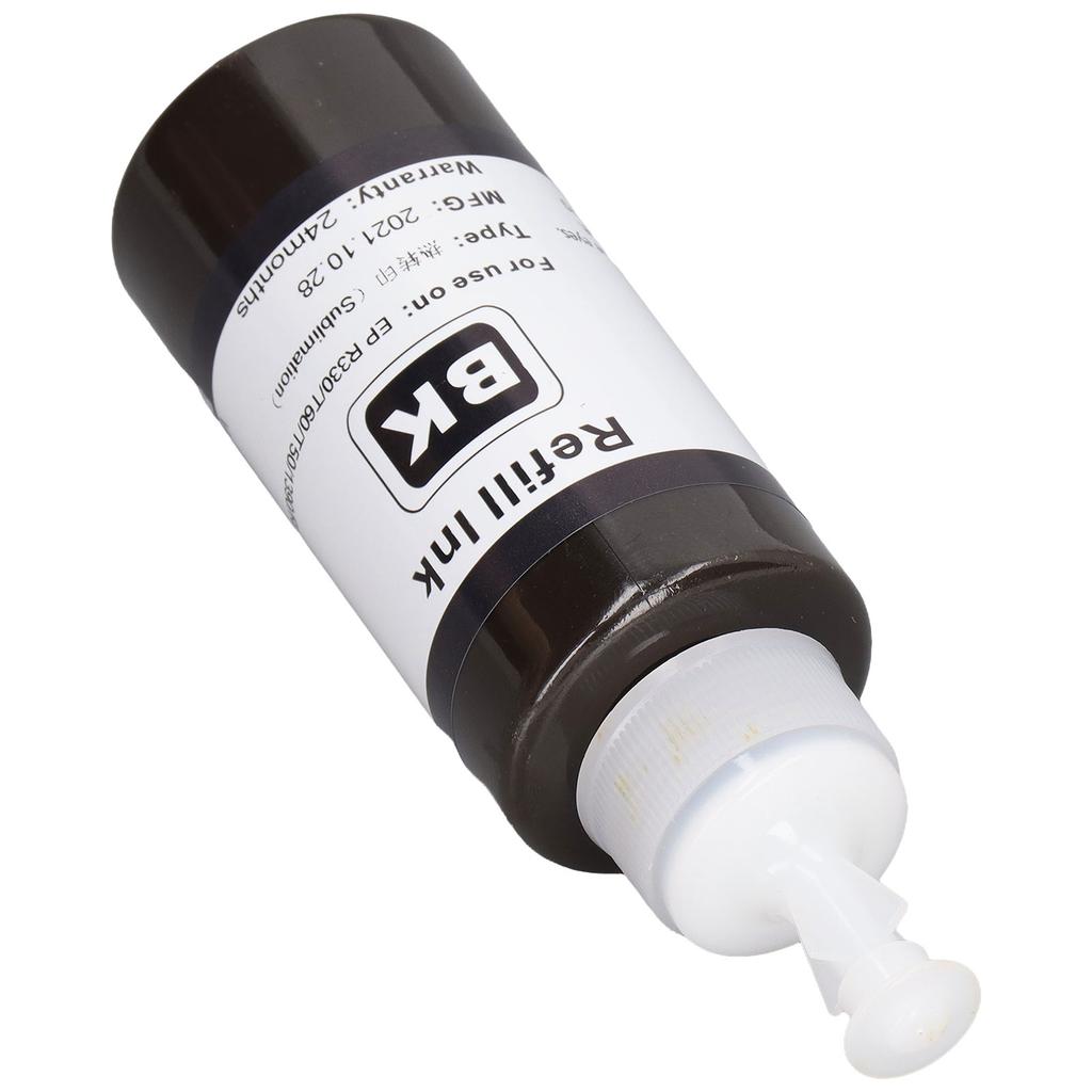 Sublimation Ink Refill Heat Transfer 100ML Digital Printing Accessory for R330 230 T60 T50 BK
