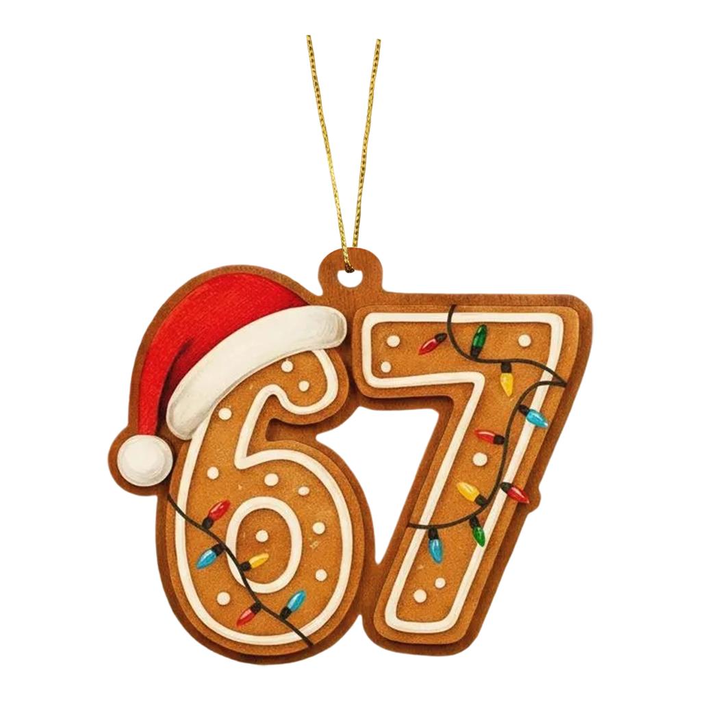 2D Weihnachtsbaum Anhänger, Acryl Anhänger, Weihnachts-Heimdekoration