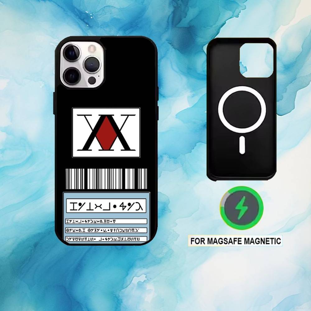 

H-Hxh Hunter X Hunter License Phone Case For iPhone17,16,15,14,13,12,11 Plus,Pro Max Magnetic For Magsafe Wireless Charging iPhone13PROMAX