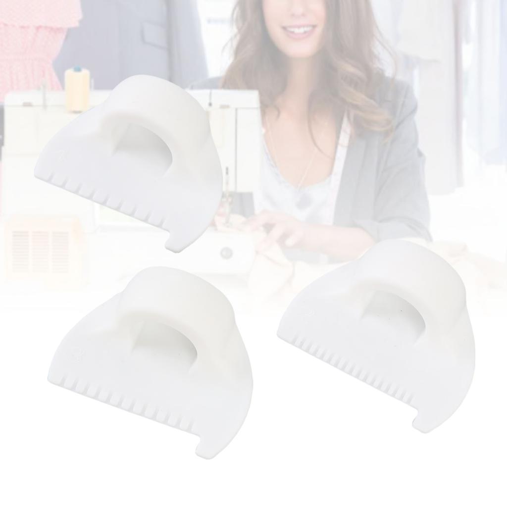 Stitch Lock and Sewing Gauge 2mm 3mm 4mm Sewing Template Finger Ruler Seam Needle Gauge  Stitching Lock