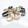 20Pcs Stainless steel ring - gender-neutral plain ring - geometric non-fading jewelry accessory