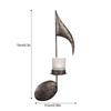 Nordic Style Music Symbol Candle Holder Handicrafts Household Art Crafts Metal Candlestick Ornament Wedding Party Decoration
