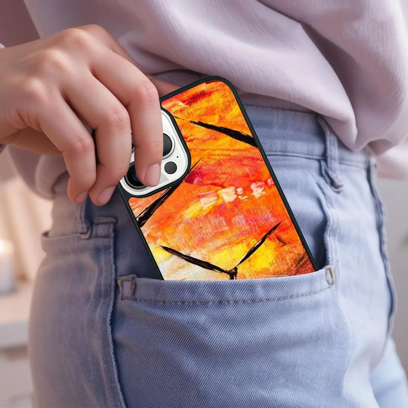 

Чехол для телефона Ветряная мельница на закате Экологичный для iPhone 17 Air 15 16e 14 13 Pro Max Coque 12 11 Pro Max PLUS iPhone 15