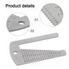 Double Circle Template Leather Craft Tool Measuring Tool For Belts Smooth Drawing Ruler Craft Cutting Template Ruler