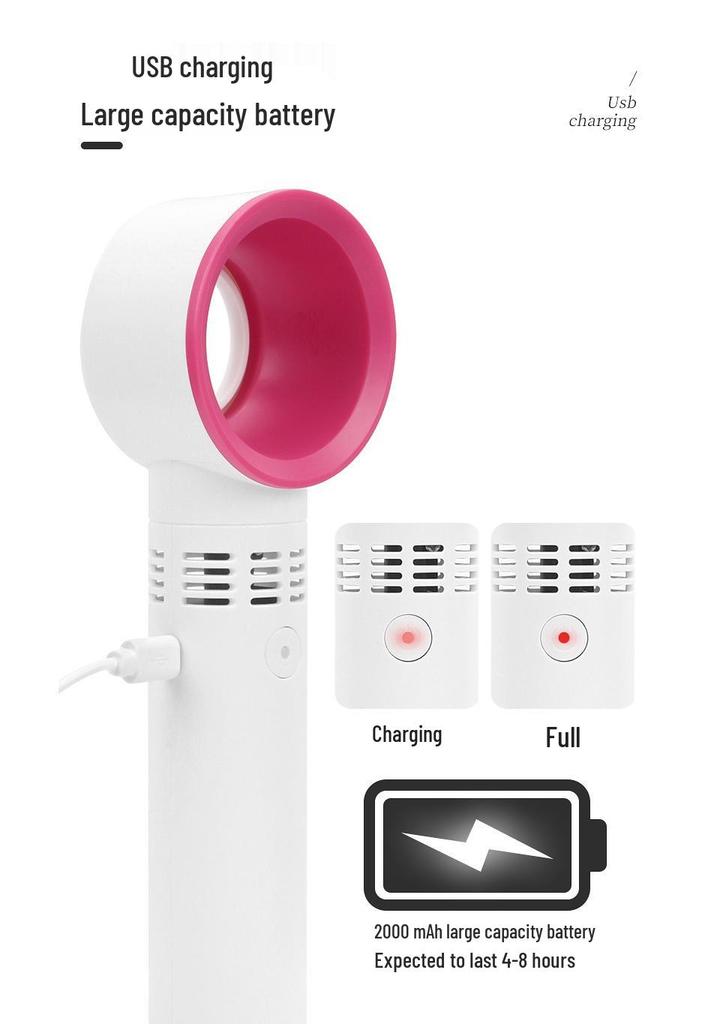 Korean Zero9 USB Rechargeable Leafless Eyelash Dryer Fan