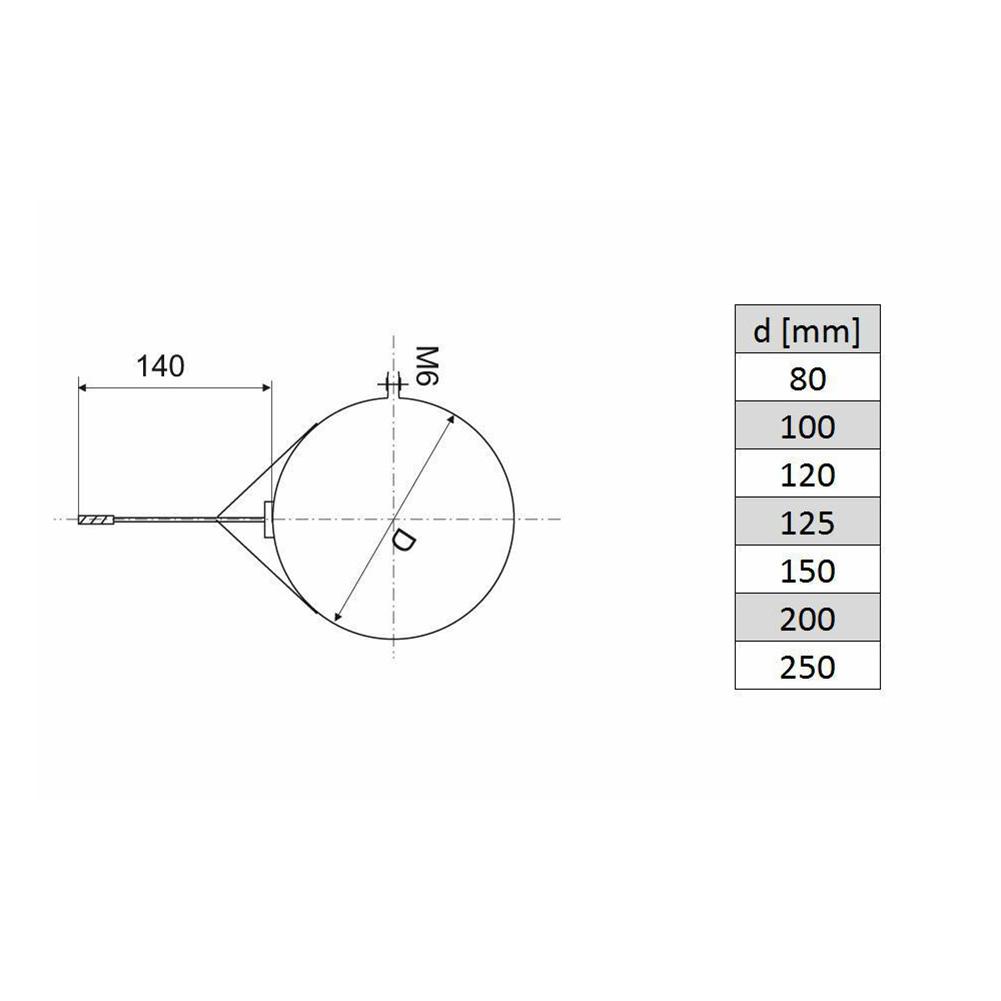 1pcs Wall Support Clamp With Screw Chimney Flue Wall Support Clamp With Screw 50-200mm Stainless Steel Clamp Hardware Clamps