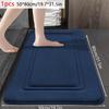 Quick-Dry Bath Mat - Non-Slip, Machine Washable, Soft & Comfortable, Kitchen, Bathroom Mat | Modern Bathroom Decor | Durable Bath Mat