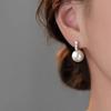 2025 Hot-Selling Light Luxury 925 Sterling Silver Pearl Stud Earrings for Women