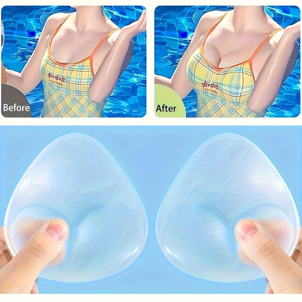 Thickened Inserts Push Up Pads Breast Lift Bra Enhancement Skin-Friendly Breast Pads  Swimwear