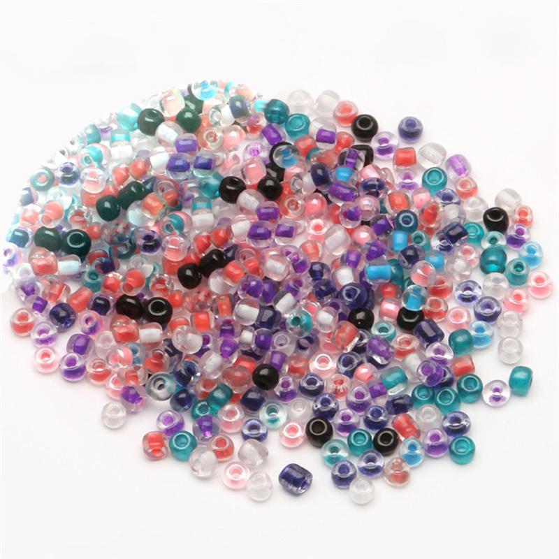500pcs Glass Spacer Beads for DIY Jewelry Making 4mmx3.2mm