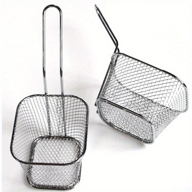 Mini Chip Baskets Fryer Serving Food Basket Kitchen Convenience Small Tool Household Items Gadgets for Home Frying Tools